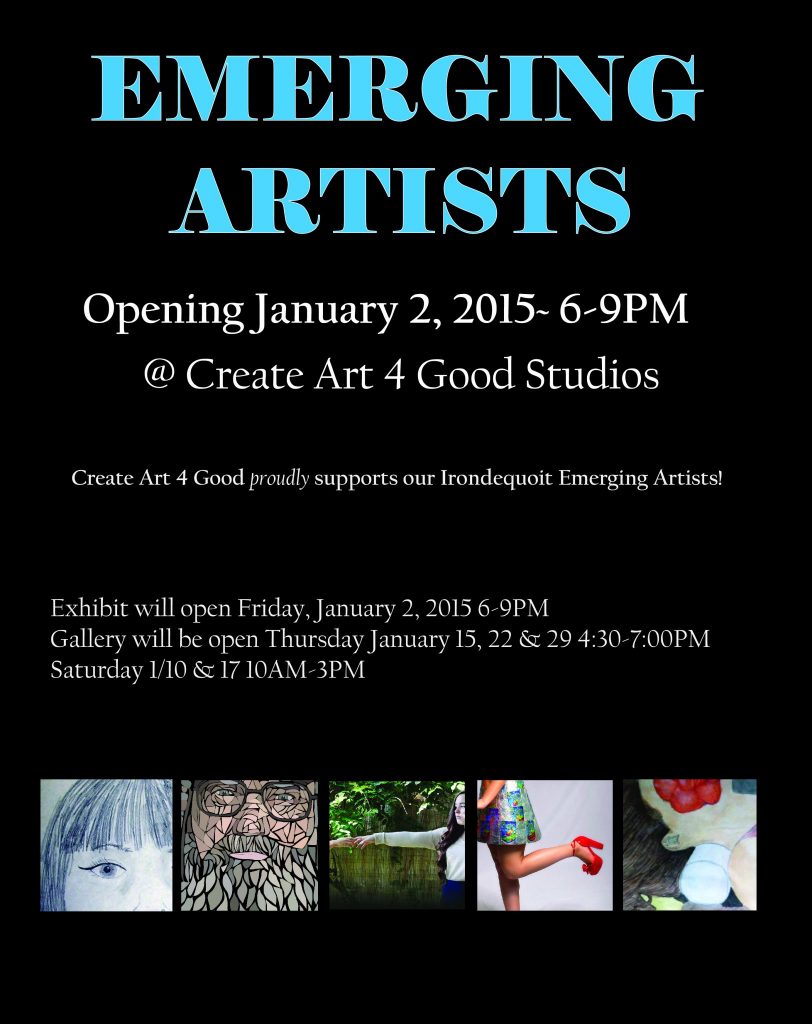 West Irondequoit Art Students Shine CA4G! CREATE ART 4 GOOD