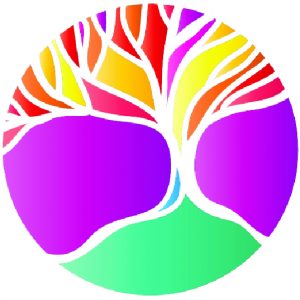 a colorful tree symbolic of my business Create Art 4 Good.